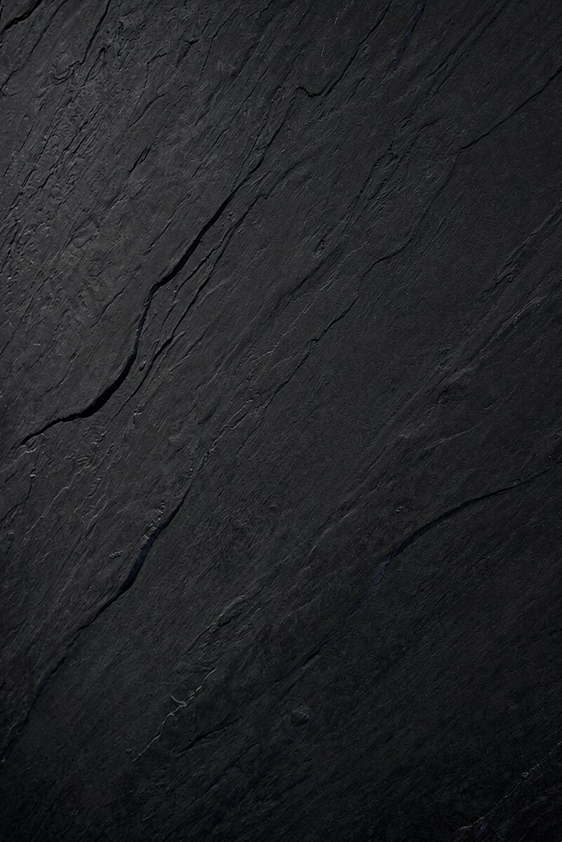 Dark textured wall in the showroom